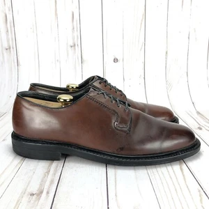 Churchs Shell Cordovan Oxford Dress Shoes Pain Toe Blucher Brown Mens Size 11C/A - Picture 1 of 12