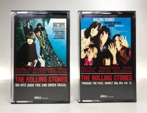 The Rolling Stones BIG HITS I&II *HIGH TIDE/THROUGH THE PAST DARKLY* 2xCassette - Picture 1 of 7