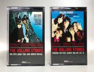 The Rolling Stones BIG HITS I&II *HIGH TIDE/THROUGH THE PAST DARKLY* 2xCassette - Image 1 of 4