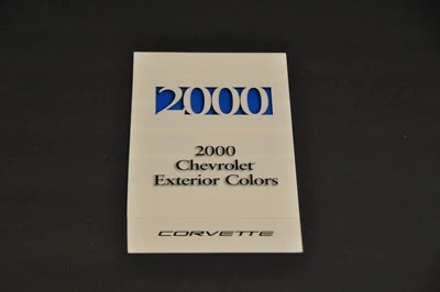 ОРИГИНАЛЬНЫЙ 2000 CHEVROLET ВНЕШНИЙ ЦВЕТА БРОШЮРА ДЛЯ CORVETTE - Изображение 1 из 3