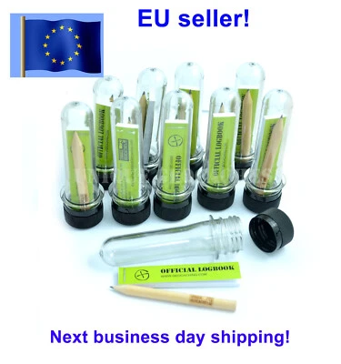 Set 10 pezzi PET Micro Geocaching contenitore geocache Petling preforma soda con tronchi - Immagine 1 di 4