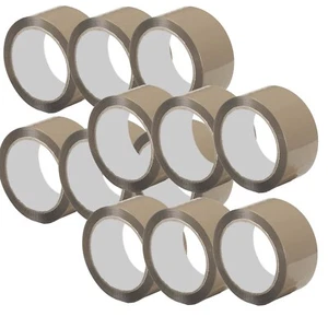 12 Rolls Packing Tape Tape 60 Feet x 48mm Standard Packing Tape Packing Tape - Picture 1 of 7