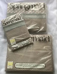 Vintage Springmaid Doppel Laken Set Salisbury 54x76 Matratze Fertig 81x96 Neu aus altem Lagerbestand - Bild 1 von 12