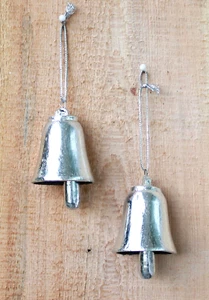 10er Set Glöckchen Anhänger aus Holz Weihnachtsglocke Weihnachten Deko Glöckchen - Bild 1 von 3