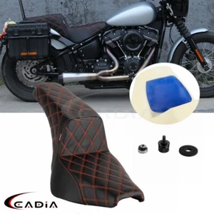 Asiento con almohadilla de gel Step-Up 2-Up para Harley Softail FXBB FXBBS estándar FXST delgado FLSL - Imagen 1 de 12