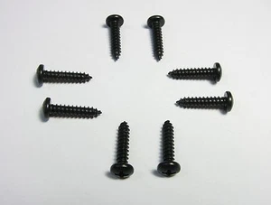#8 X VITI LAMIERA TESTA TONDA 3/4" OSSIDO NERO con testa Phillips Qtà 8 - Foto 1 di 3