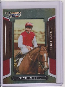 RARE 2008 DONRUSS LEGENDS STEVE CAUTHEN CARD #106 ~ RED /250 ~ HORSE JOCKEY - Picture 1 of 1