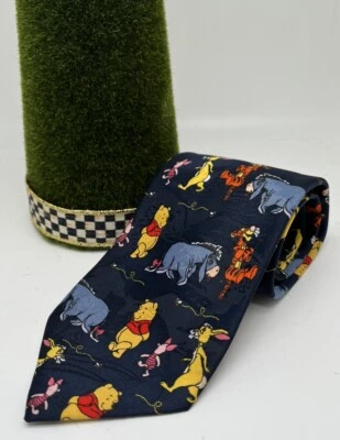 Ropa exquisita para Pooh - Corbata azul para hombre personajes de Disney Winnie the Pooh Foto 1 de 4