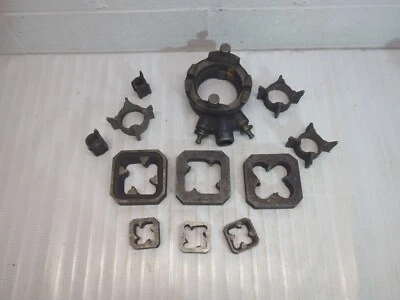 LOTE DE MOLDES DE CACHIMBO DE CANA/ARTESÃO VINTAGE DOS EUA COMO ESTÁ - Imagem 1 de 4