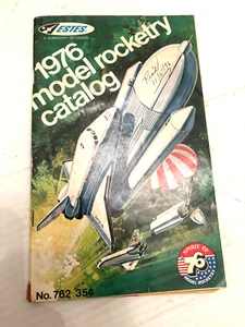 1976 ESTES MODEL ROCKET ROCKETRY CATALOG #762 50 PGS STAR TREK BACK COVER - Picture 1 of 16