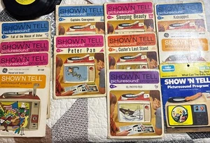 12- GE Show N Tell Picturesound Program Fairy Tales Classics Cartoons 1964 1965 - Picture 1 of 5