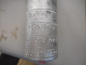 BURNDY ILSCO YAS361-2N 500 MCM STR 2 HOLE PADDLE LUG - Picture 1 of 2