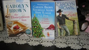 Carolyn Brown Lot of 3 Romance Novels "The Honeymoon Inn "+2           M- 731 - Bild 1 von 5