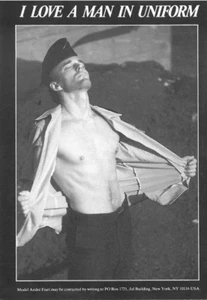 Post Card 1987 Model Andre Fiset, Gay Interest, Vintage New Old Stock - Picture 1 of 1