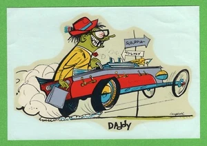 VINTAGE ORIGINAL 1963 HAWK WEIRD-OHS "DADDY" BILL CAMPBELL WATER DECAL ART NICE! - Picture 1 of 2