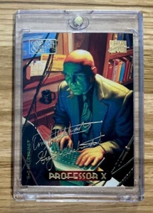 1994 Fleer Marvel Masterpieces Signature Card #90 PROFESSOR X - Mint + NEW CASE! - Picture 1 of 4