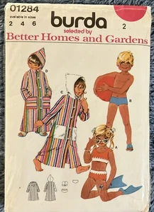 Burda 01284 Child Size 2 Swim Trunks Swim Suit Sewing Pattern UNCUT - Picture 1 of 2