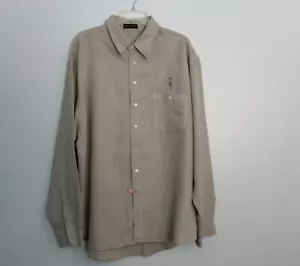 CAMISA DE VESTIR HOMBRE FOREST & HUE 2XL GRANDE Y ALTO 19 36 BRONCEADA - Imagen 1 de 7