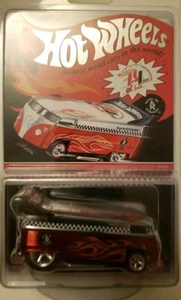MATTEL HOT WHEELS THANK YOU RLC MEMBERS! CUSTOMIZED VW DRAG BUS 05501/14,472 - Picture 1 of 9