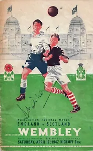 INGLATERRA V ESCOCIA 27 ABRIL 1947 FIRMADO POR 5 JUGADORES DE INGLATERRA - STANLEY MATTHEWS - Imagen 1 de 8