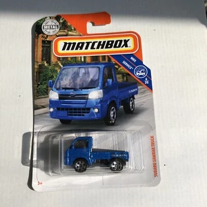 2019 MATCHBOX Subaru Sambar Truck Blue MBX Service Collection #6 Metal Toy NEW! - Picture 1 of 6