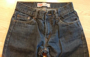 Pantalones de mezclilla rectos Levi's 505 para niños talla 14 regular W27" L27" - Imagen 1 de 8