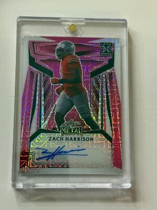 2023 Leaf Metal - Zach Harrison Pink Mojo (AU, RC) - Foto 1 di 2
