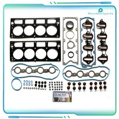 Juego de juntas de culata 2004 2005 2006 2007 para Chevrolet Express 3500 6,0 L V8 OHV VIN U Foto 1 de 4