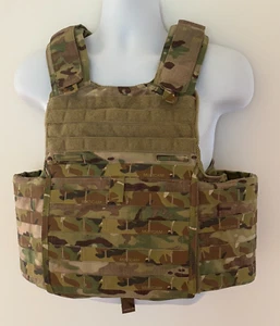 PROTECH Male Tactical Armor Plate Rack Carrier Small Multicam Molle Cummerbund - Picture 1 of 20