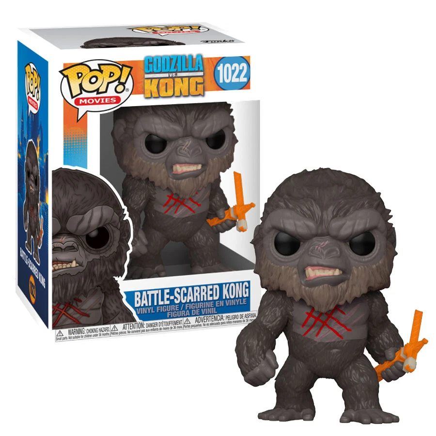Godzilla vs Kong Battle-Scarred Kong Pop! Vinyl Figure #1022 Foto 1 de 1
