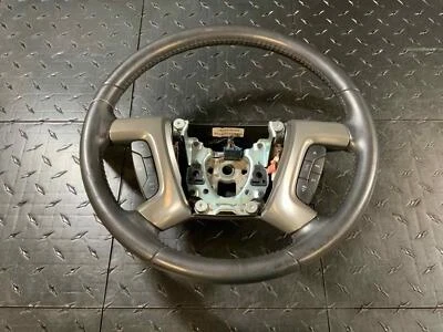 2009 - 2014 Chevy Suburban 1500 Black Leather Steering Wheel (Cruise Audio BT) - Image 1 of 4