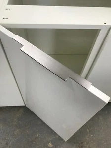 NEW Alpine White Premier Gloss Replacement Kitchen Slab Doors - Made-To-Measure! - Picture 1 of 4