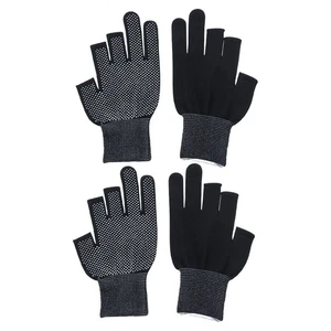 Driving Mittens Anti-Slip Fishing Gloves Sun Protection Open/Half Fingers - Picture 1 of 6