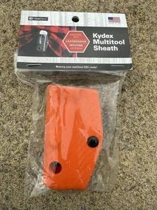 Clip And Carry Kydex Multitool Belt Sheath Carbon Orange - Leatherman Skeletool - Picture 1 of 4