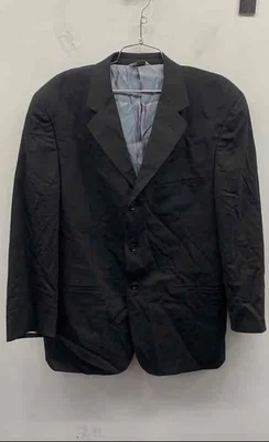 Traje Chaqueta Blazer Para Hombre Negro Mezcla Lycra 3 Botones Talla 42 Regular Foto 1 de 3