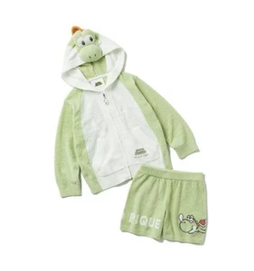 100% Authentic Gelato Pique Super Mario Yoshi Parka Shorts Set From Japan - Picture 1 of 4