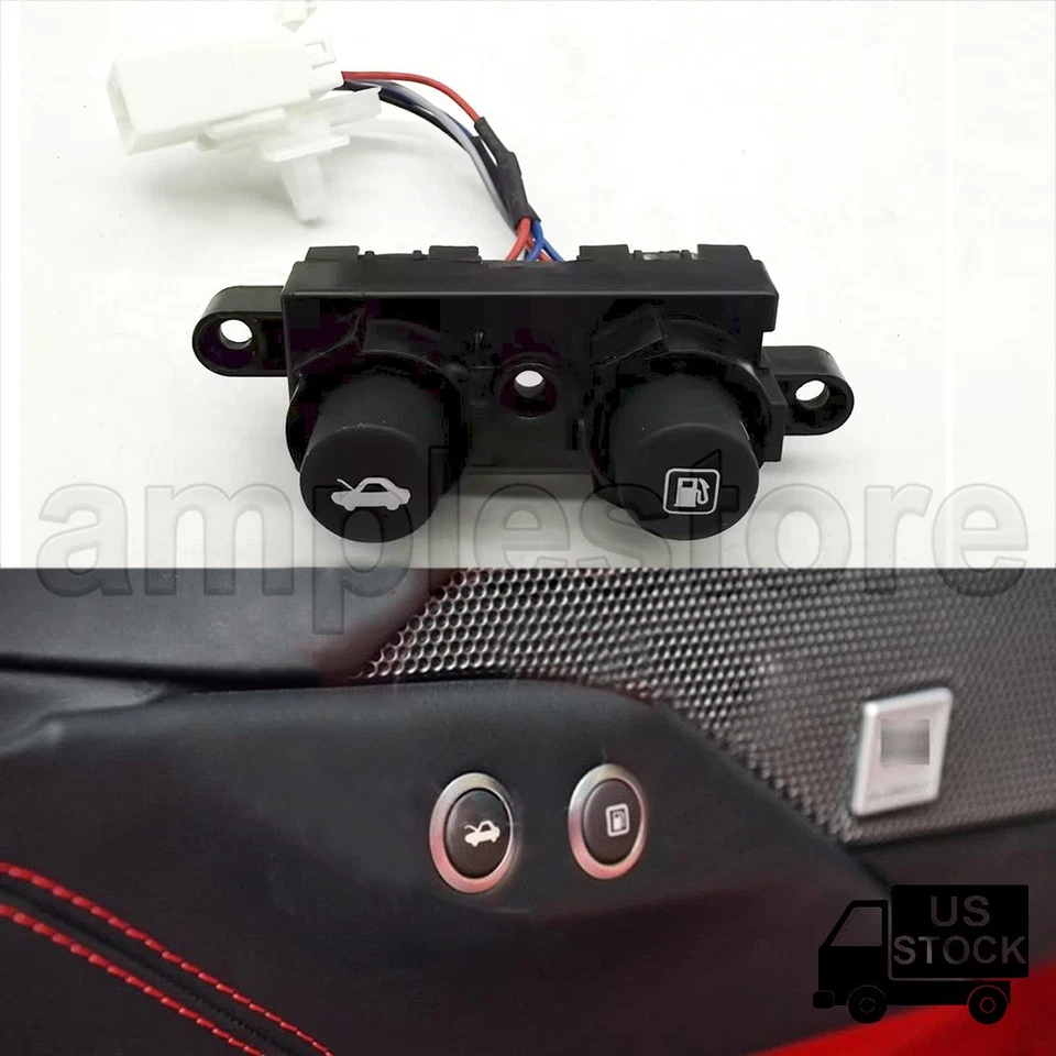 Conjunto de interruptor de tanque de combustible para capó de motor de 1 pieza para Ferrari 488 GTB Spider 2016-2021 Foto 1 de 4