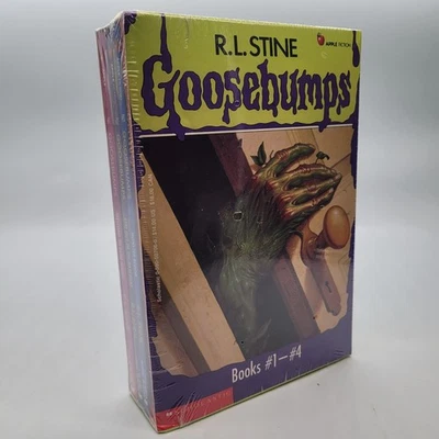 Goosebumps Box Set 1-4 Stay Out of the Basement VINTAGE 90'S RL Stine NEW SEALED Foto 1 de 4