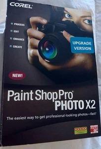 Corel Paint Shop Pro Photo X2 Ultimate PC Software New - Afbeelding 1 van 2