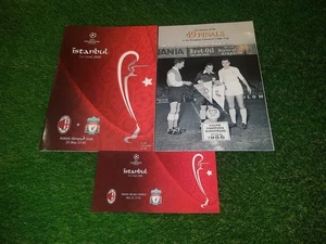 Liverpool v AC Milan Champions League Final Programme + Postcard Istanbul 2005 - Picture 1 of 2