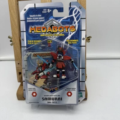 2002 Hasbro Medabots Samurai SAM-19113 Action Figure Robot New Old Stock - Image 1 of 4