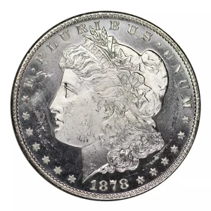 1878-S Morgan Dollar Mint State Condition Obv PL - Bild 1 von 2
