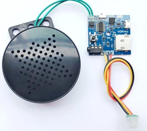 PIR Motion Sensor Activated Audio Player for POP Displays With WHITE PIR SENSOR - Picture 1 of 3