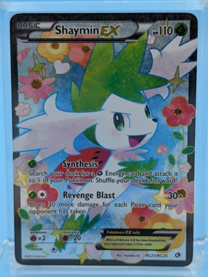 Shaymin EX RC21/RC25 Full Art - Ultra Rare - Radiant Collection - HP - See Video - Image 1 of 3
