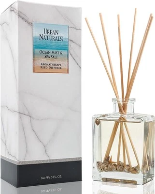 Ocean Mist & Sea Salt Reed Diffuser Set–Made with Essential Oils&Real Botanicals - Image 1 of 4