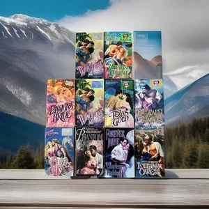 VTG 10 Zebra Historical Romance Paperback Books by Various Authors Clinch Covers - Imagen 1 de 5