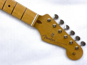 REAL Fender Strat MIM Neck VINTERA II Serie 50 Suave Forma de V Radio 7.25" - Imagen 1 de 24