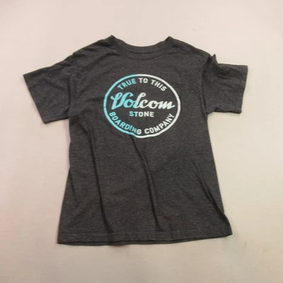 Volcom Shirt Mens Medium Short Sleeve Gray Crew Neck Lightweight - Image 1 of 4