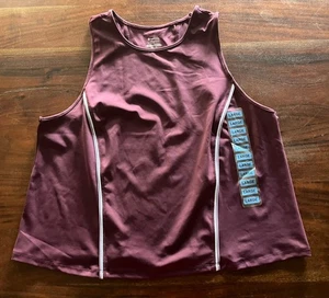 Members Mark Work It Out Ladies Size Large Tank Top Purple Athletic Tank Top - Picture 1 of 9