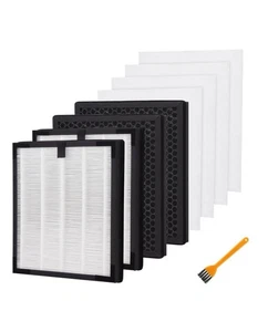 4Pack HY4866G H13 HEPA Replacement Air Purifier Filters 4:MORENTO HY4866 YIOU M1 - Picture 1 of 7
